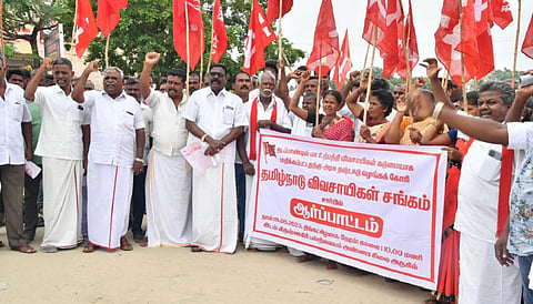 கர்நாடக அரசு தண்ணீரை விடத் தவறினால் காவிரி டெல்டா மாவட்டங்களில் தொடர் போராட்டம்: தமிழ்நாடு விவசாயிகள் சங்கம் அறிவிப்பு