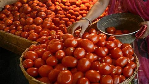 சென்னை - கோயம்பேடு சந்தையில் தக்காளி விலை கிலோ ரூ.100 ஆக உயர்வு