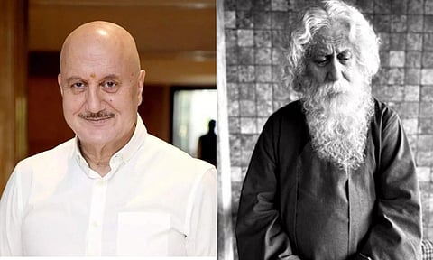 ரவீந்திரநாத் தாகூர் ஆக நடிக்கும் அனுபம் கேர்!