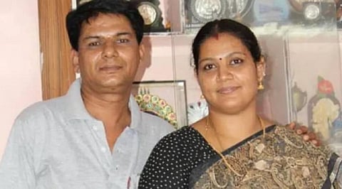 உயிரிழந்த அருண்லால், தேவிப்பிரியா தம்பதி