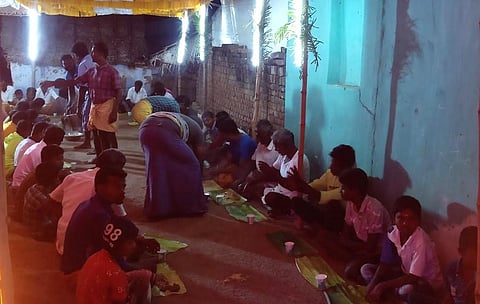பழநியில் ஆண்கள் மட்டுமே பங்கேற்ற கோயில் திருவிழா