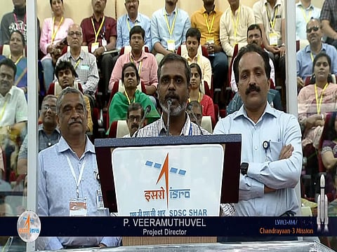 தமிழர்களின் ஹாட்ரிக் சாதனை: சந்திரயான்-3 திட்ட இயக்குநர் விழுப்புரம் வீரமுத்துவேல்