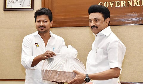 மு.க.ஸ்டாலின், உதயநிதி ஸ்டாலின்