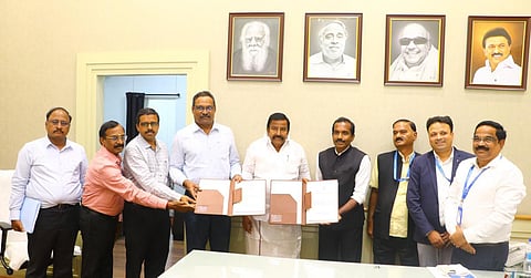 கோடம்பாக்கம், அடையாறு மண்டலங்களில் 24 மணி நேர குடிநீர் விநியோகத்துக்கு புரிந்துணர்வு ஒப்பந்தம்