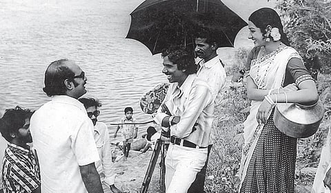 ‘16 வயதினிலே’ படப்பிடிப்பில்... படங்கள் உதவி: ஞானம்