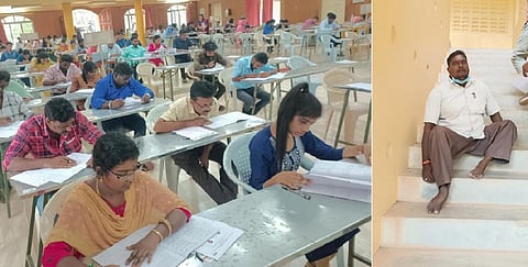 புதுச்சேரி அரசு பணிக்கு போட்டித் தேர்வு: முதல்தள மையத்தால் மாற்றுத்திறனாளிகள் தவிப்பு
