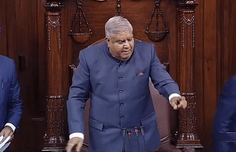 மாநிலங்களவைத் தலைவர் ஜக்தீப் தன்கர்