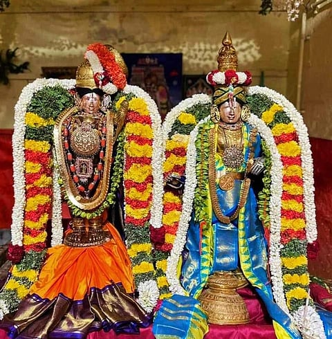 ஸ்ரீவில்லிபுத்தூர் ஆண்டாள் கோயில் ஆடிப்பூர திருவிழாவில் தீர்த்தவாரி உற்சவம்