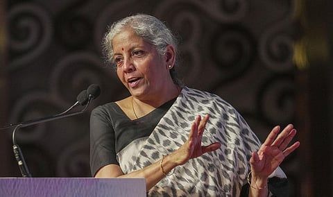 நிதியமைச்சர் நிர்மலா சீதாராமன்