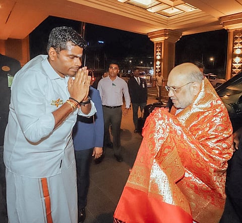 ராமேசுவரத்தில் இருந்து அண்ணாமலை நடைபயணம் - அமித் ஷா இன்று தொடங்கி வைக்கிறார்