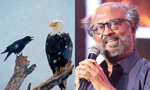 “சின்ன காகம் - பெரிய கழுகு” - ரஜினி சொன்ன குட்டிக்கதை இணையத்தில் வைரல்