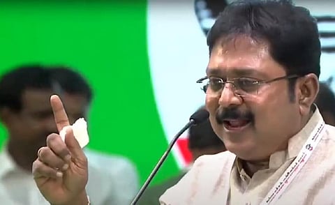 அமமுக பொதுச்செயலாளராக டிடிவி தினகரன் மீண்டும் தேர்வு