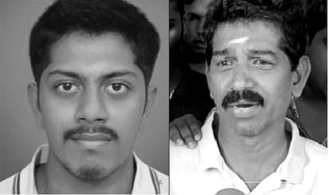 சென்னை | நீட் தேர்வு தோல்வியால் மாணவர் தற்கொலை: சோகத்தில் உயிரை மாய்த்துக் கொண்ட தந்தை