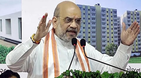 குஜராத் ஐஐடிஇ பட்டமளிப்பு விழாவில் உரையாற்றும் மத்திய அமைச்சர் அமித்ஷா