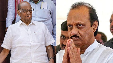 சரத் பவார் மற்றும் அஜித் பவார்