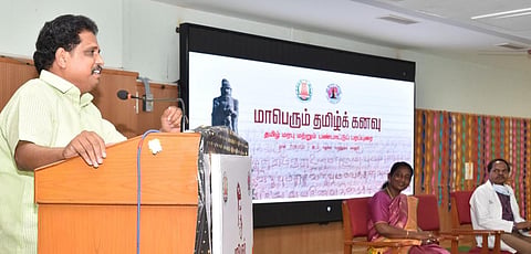 சங்க காலம் முதலே எழுத்தறிவு பெற்றது தமிழ்ச் சமூகம்: சு.வெங்கடேசன் எம்.பி