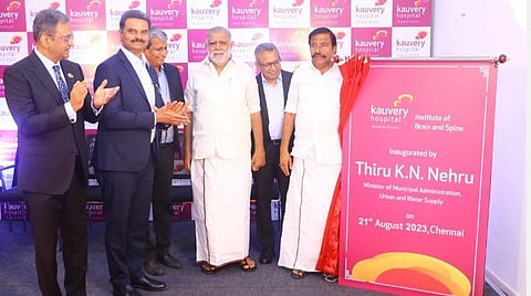 காவேரி மருத்துவமனையில் மூளை, தண்டுவட சிகிச்சைக்கான சிறப்பு பிரிவு தொடக்கம்