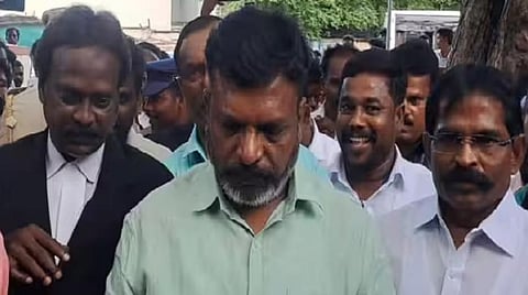 செங்கை நீதிமன்றத்தில் திருமாவளவன் ஆஜர்