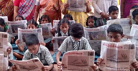 பள்ளி மாணவர்களின் பொது அறிவு, மொழி அறிவு மேம்பட நாளிதழ் வாசிப்புக்கு சிறப்பு மதிப்பெண்: தமிழக அரசுக்கு கல்வியாளர்கள் யோசனை