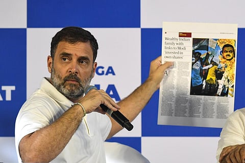 “அந்தப் பணம் யாருடையது?" - அதானி குழும விவகாரத்தில் பிரதமர் மோடிக்கு ராகுல் காந்தி சரமாரி கேள்வி