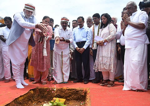 நாட்டிலேயே முதலாவது கடற்பாசி பூங்கா - ராமநாதபுரத்தில் அடிக்கல் நாட்டிய மத்திய அமைச்சர்