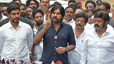 ஆந்திர சட்டப்பேரவைத் தேர்தலில் தெலுங்கு தேசத்துடன் கூட்டணி - பவன் கல்யாண் அறிவிப்பு