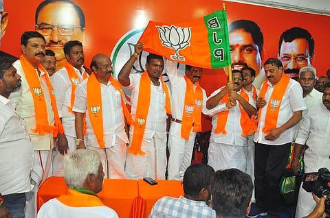 புதுச்சேரி மாநில பாஜக தலைவராக செல்வகணபதி எம்பி பொறுப்பேற்பு