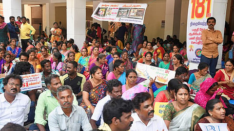சென்னையில் நடைபெற்ற ஆசிரியர்கள் போராட்டம்