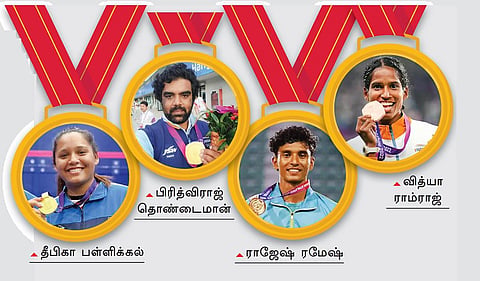 ஆசிய போட்டி: சாதித்த தமிழர்கள்!