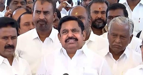 சட்டமன்ற எதிர்க்கட்சித் தலைவர் எடப்பாடி பழனிசாமி