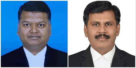 சென்னை உயர் நீதிமன்றத்தின் கூடுதல் நீதிபதிகளாக பொறுப்பேற்றுக்கொண்ட நீதிபதி என்.செந்தில்குமார் மற்றும் ஜி.அருள் முருகன்