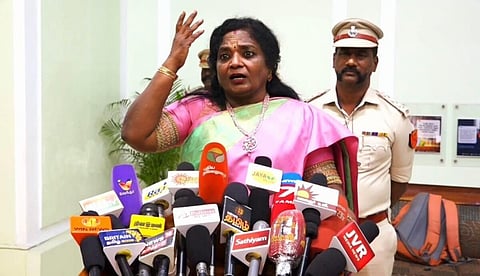 தமிழிசை சவுந்தரராஜன் | கோப்புப் படம்.