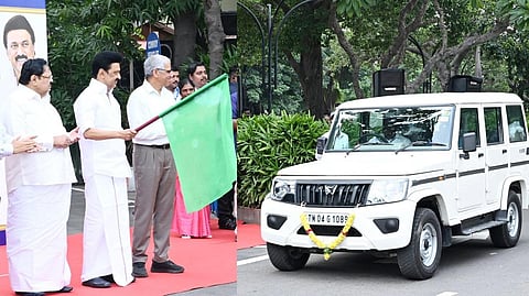 நீர்வளத் துறை உதவி செயற்பொறியாளர்களுக்கு ரூ.3.70 கோடியில் 41 வாகனங்கள்: முதல்வர் ஸ்டாலின் வழங்கினார்