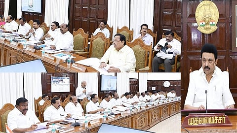 முதல்வர் ஸ்டாலின் தலைமையில் நடைபெற்ற அமைச்சரவை கூட்டம்
