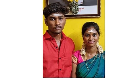 கொலை செய்யப்பட்ட மாரிசெல்வம், கார்த்திகா.
