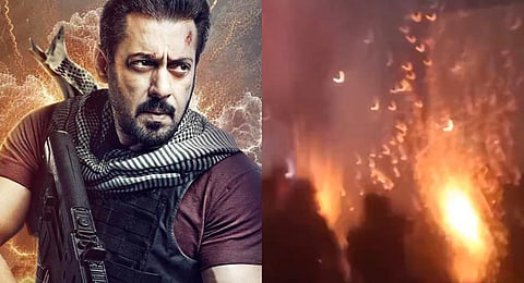 ’டைகர் 3’ FDFS: தியேட்டருக்குள் ராக்கெட் விட்ட சல்மான் கான் ரசிகர்கள்