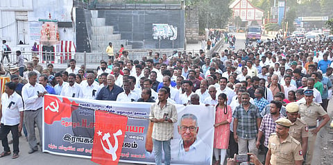 சங்கரய்யா மறைவு: மதுரை மவுன ஊர்வலத்தில் பல்வேறு கட்சியினர் பங்கேற்பு
