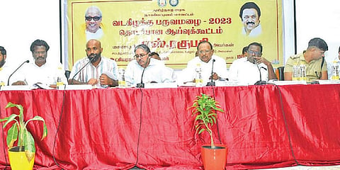 நாகை மாவட்டத்தில் கனமழைக்கு 15,169 ஏக்கர் நெற்பயிர்கள் பாதிப்பு: ஆய்வுக்கு பிறகு அமைச்சர் எஸ்.ரகுபதி தகவல்