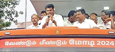 “சிவசங்கர் ஆதரவாளர்களை பாஜக விடப்போவதில்லை” - பெரம்பலூரில் அண்ணாமலை பேச்சு
