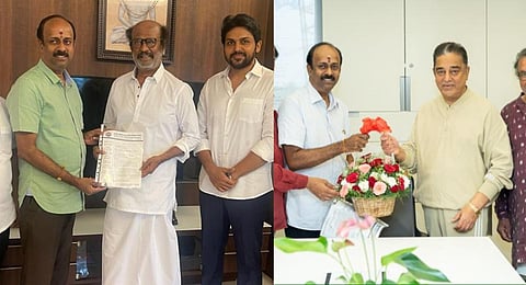 கருணாநிதி நூற்றாண்டு விழா | ரஜினி, கமலுக்கு நேரில் அழைப்பு