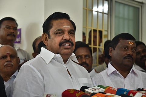எதிர்க்கட்சித் தலைவர் எடப்பாடி பழனிசாமி