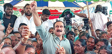 சிப்காட் தொழிற்பேட்டையை விரிவாக்கம் செய்வது அவசியம் இல்லை: போராட்டத்தில் பாமக தலைவர் அன்புமணி வலியுறுத்தல்