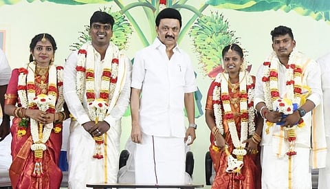 தமிழக முதல்வர் ஸ்டாலின் தலைமையில் திருக்கோயில்கள் சார்பில் 1,100 திருமணங்கள் நிறைவு: தமிழக அரசு