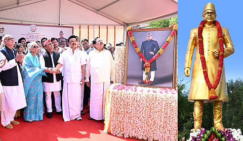 சென்னையில் முன்னாள் பிரதமர் வி.பி.சிங் சிலை: முதல்வர் ஸ்டாலின் திறந்து வைத்தார்