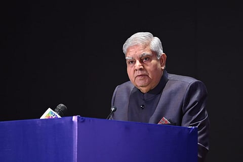 நிகழ்ச்சியில் பேசிய ஜக்தீப் தன்கர்