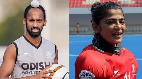 இந்திய ஹாக்கி வீரர் ஹர்திக், வீராங்கனை சவிதாவுக்கு விருது