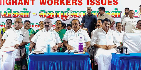 புலம்பெயர்வோர் மசோதா சட்டமாக்க நடவடிக்கை: அமைச்சர்கள் மஸ்தான், கணேசன் உறுதி