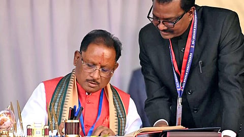 சத்தீஸ்கர் அமைச்சரவை விரிவாக்கம்: ஒரு பெண் உள்பட 9 பேர் அமைச்சர்களாக பதவியேற்பு