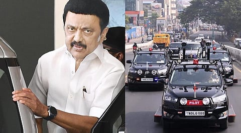 முதல்வர் வாகனத்துடன் கருப்பு நிற ‘கான்வாய்’கள்: புத்தாண்டு முதல் பயணிக்கின்றன