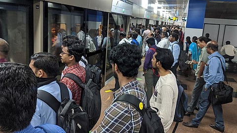 மெட்ரோ ரயிலில் கடந்த ஆண்டில் 9.11 கோடி பேர் பயணம்